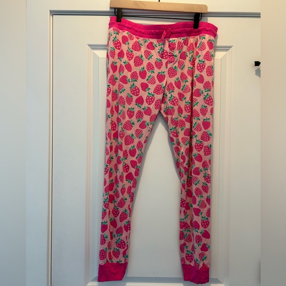 Sweet Strawberry Little Sleepies Womens Jogger Pants - Picture 1 of 5